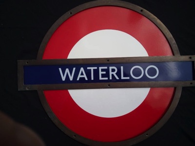 Waterloo london Underground Roundel 